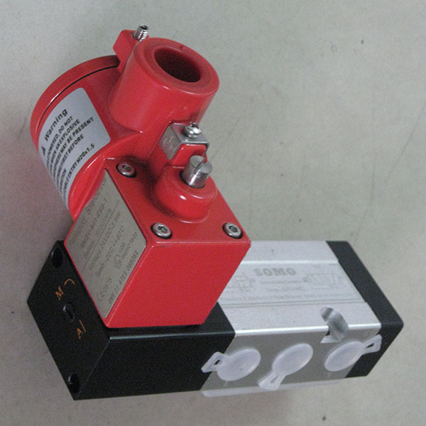 Electromagnetic valve limit switch